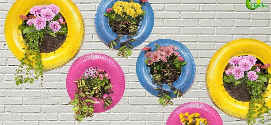 How to paint tires for flower beds and how to do it beautifully