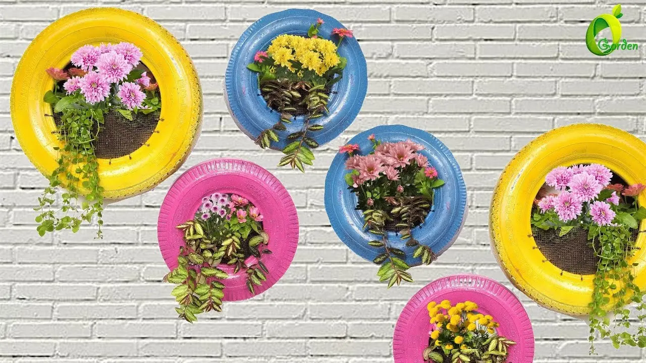 How to paint tires for flower beds and how to do it beautifully