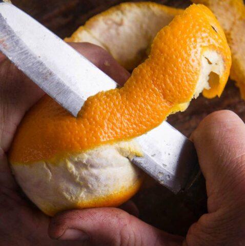 How to peel an orange: video, instructions, life hacks