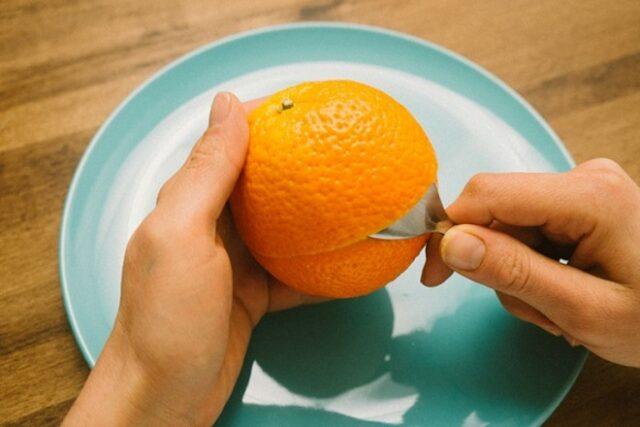 How to peel an orange: video, instructions, life hacks