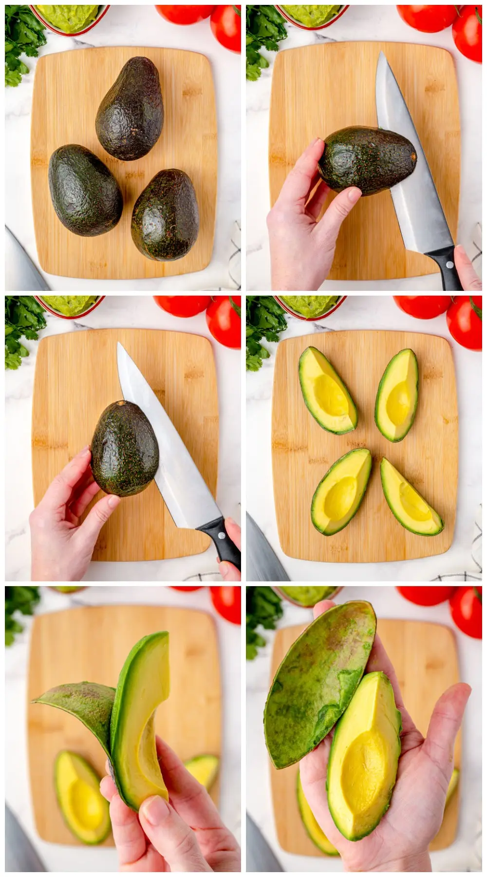 How to peel and cut an avocado at home