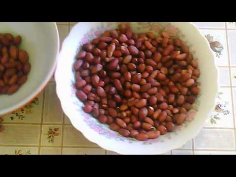 How to peel and peel peanuts