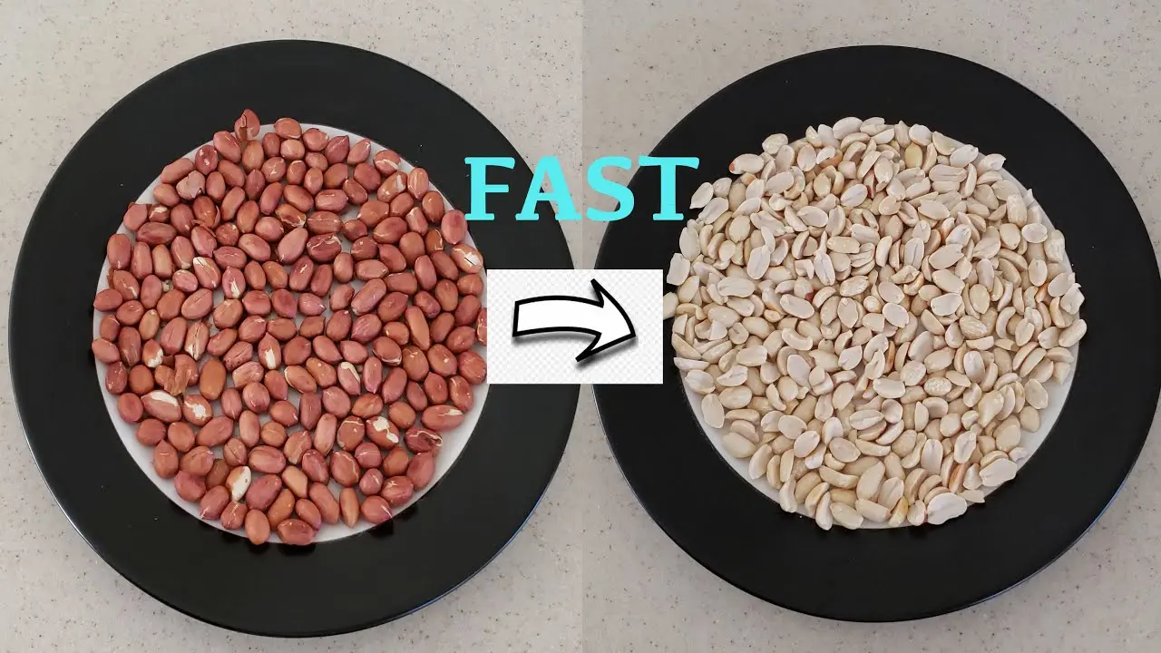 How to peel and peel peanuts