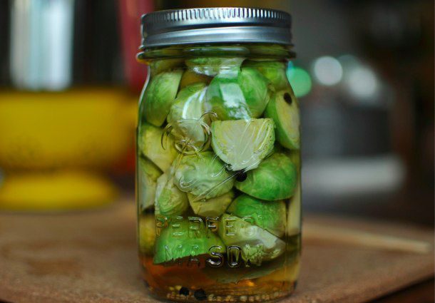 How to Pickle Brussels Sprouts