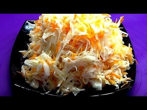 How to pickle cabbage quickly and tasty