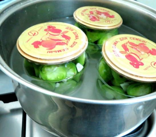 How to pickle green tomatoes like in the USSR