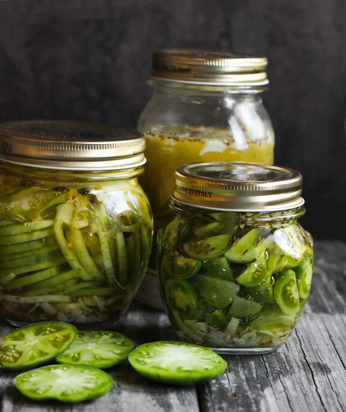 How to pickle green tomatoes