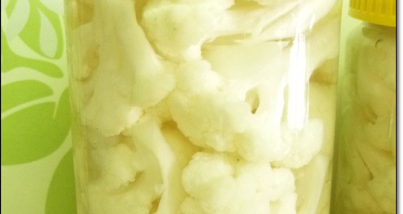 How to Pickle Korean Cauliflower