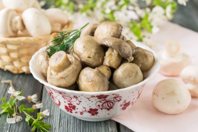 How to quickly and tasty pickle champignons at home: recipes with photos with onions, garlic