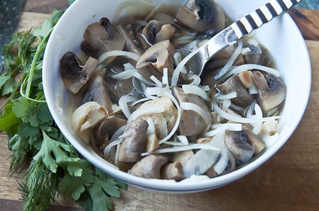 How to quickly and tasty pickle champignons at home: recipes with photos with onions, garlic