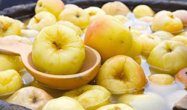 How to quickly make pickled apples