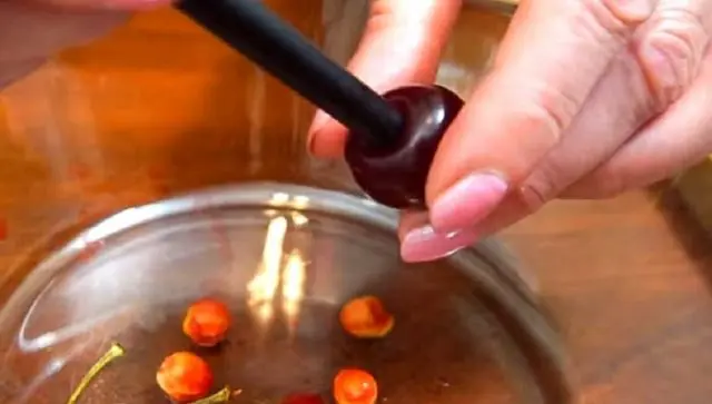 How to quickly peel pitted cherries: folk and special devices