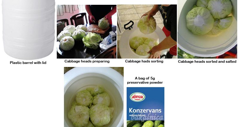 How to salt cabbage in a barrel for the winter