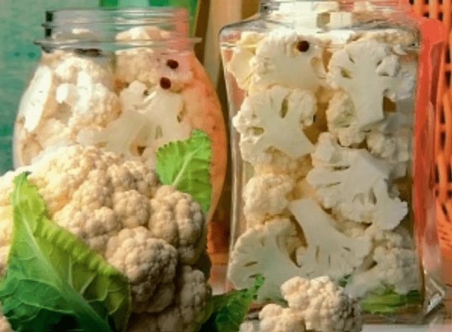 How to salt cauliflower for the winter 