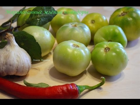 How to salt green tomatoes in a bucket