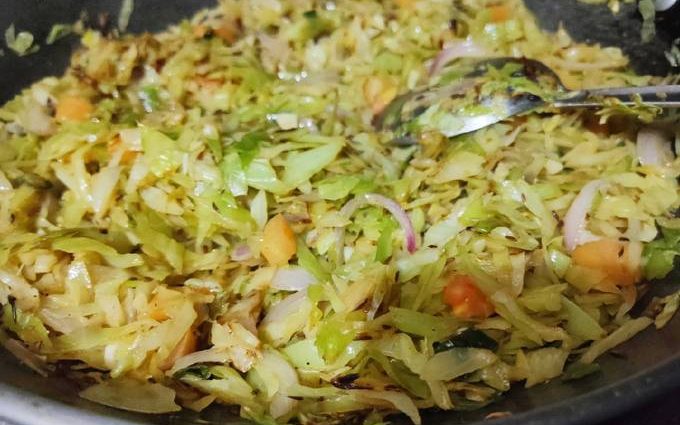 How to salt pepper with cabbage