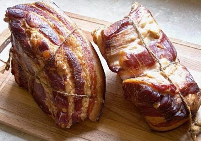 How to salt pork belly for hot, cold smoking