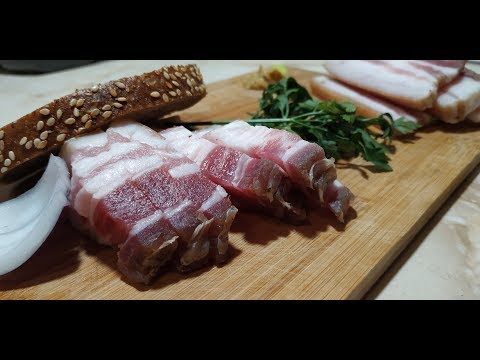 How to salt pork belly for hot, cold smoking