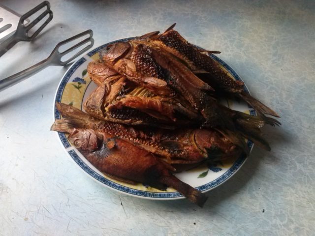 How to smoke hot-smoked crucian carp in a smokehouse, at home