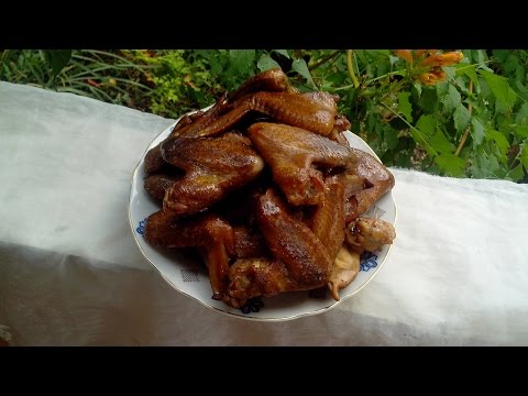 How to smoke wings in a hot smoked smokehouse at home