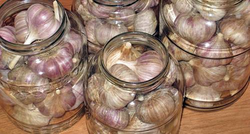 How to store garlic in a jar 