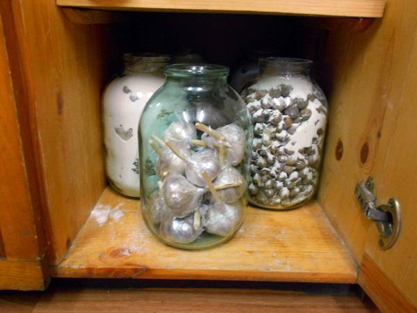 How to store garlic in a jar 