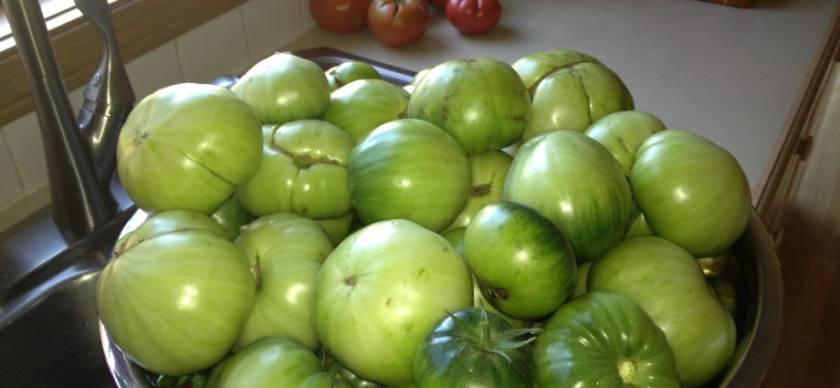 How to store green tomatoes so they turn red at home