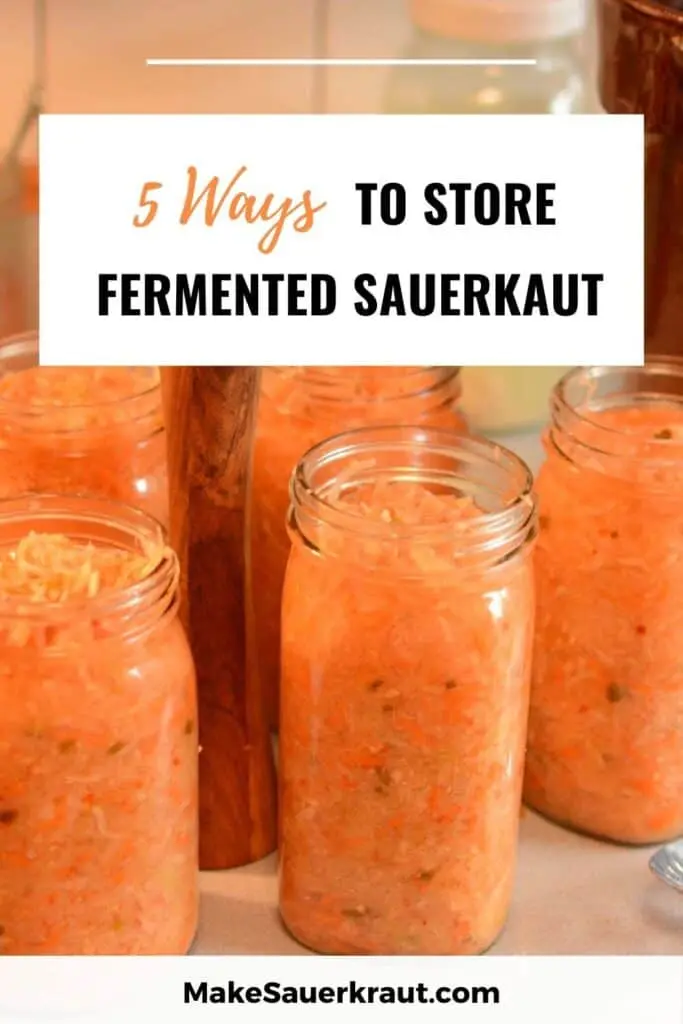 How to store sauerkraut 