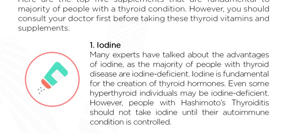 How to support the work of the thyroid gland? Here are five useful supplements