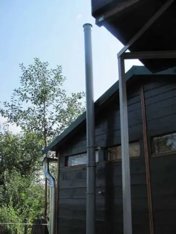 Hozblok for a summer residence with a shower and a toilet 