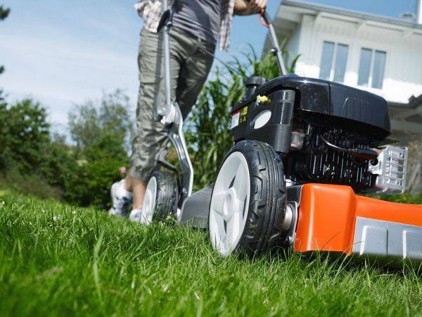 Husqvarna petrol lawn mower