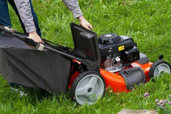 Husqvarna petrol lawn mower