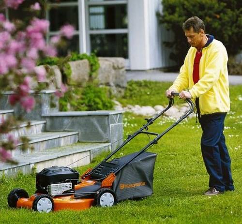 Husqvarna petrol lawn mower