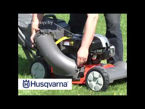 Husqvarna petrol lawn mower