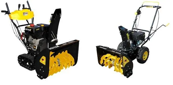 Huter brand snow blowers