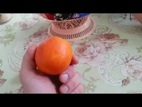 Hybrid of orange and pomegranate