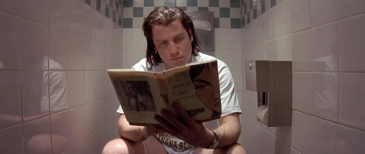 I spend my life in the toilet