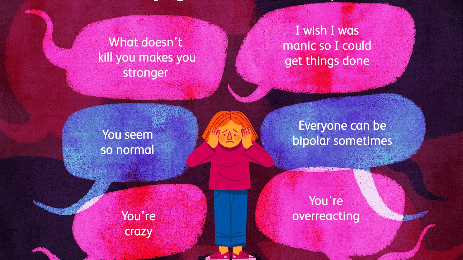 Illness is not a sentence. You can live with her normally