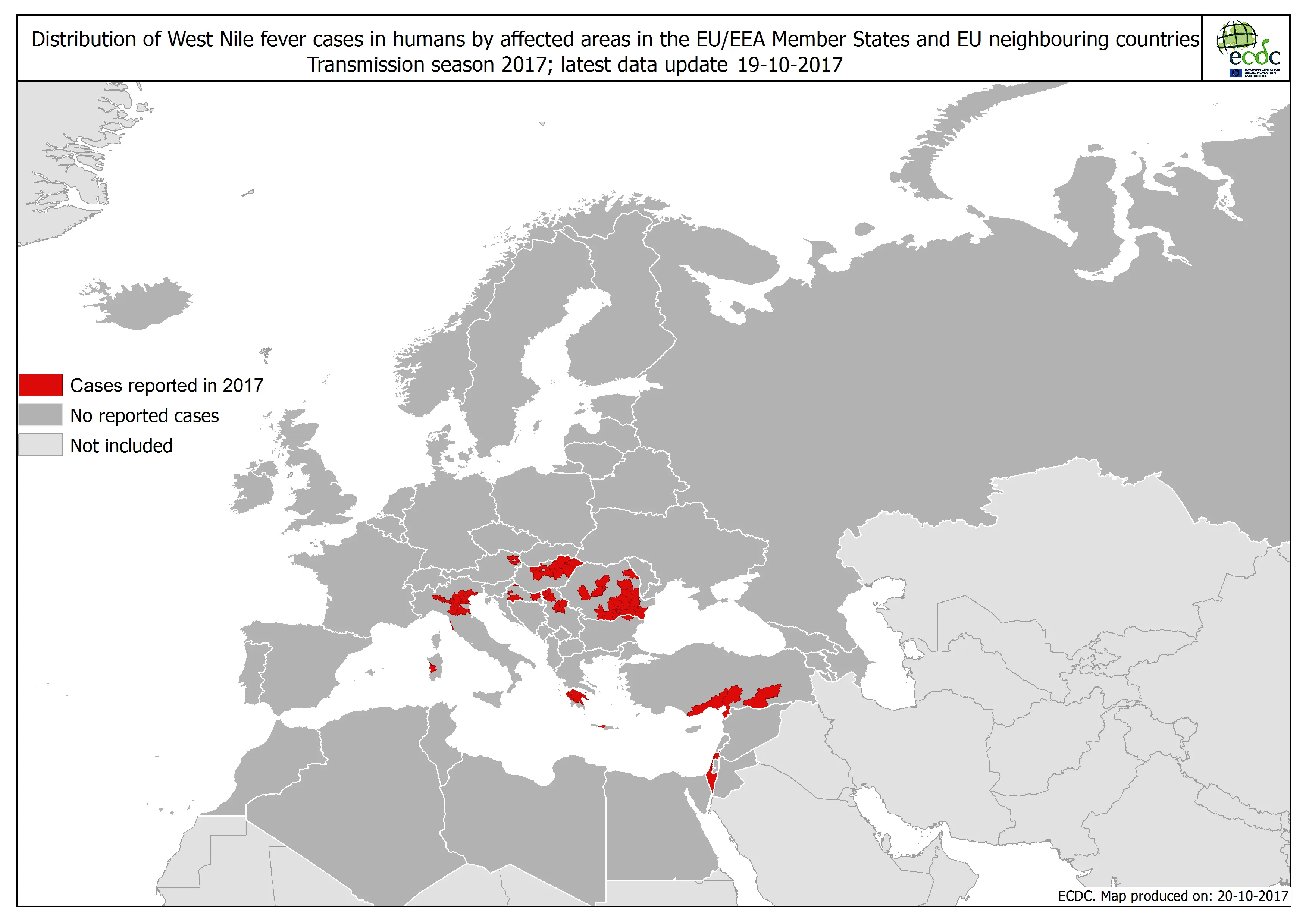 In Romania, two people died of West Nile fever