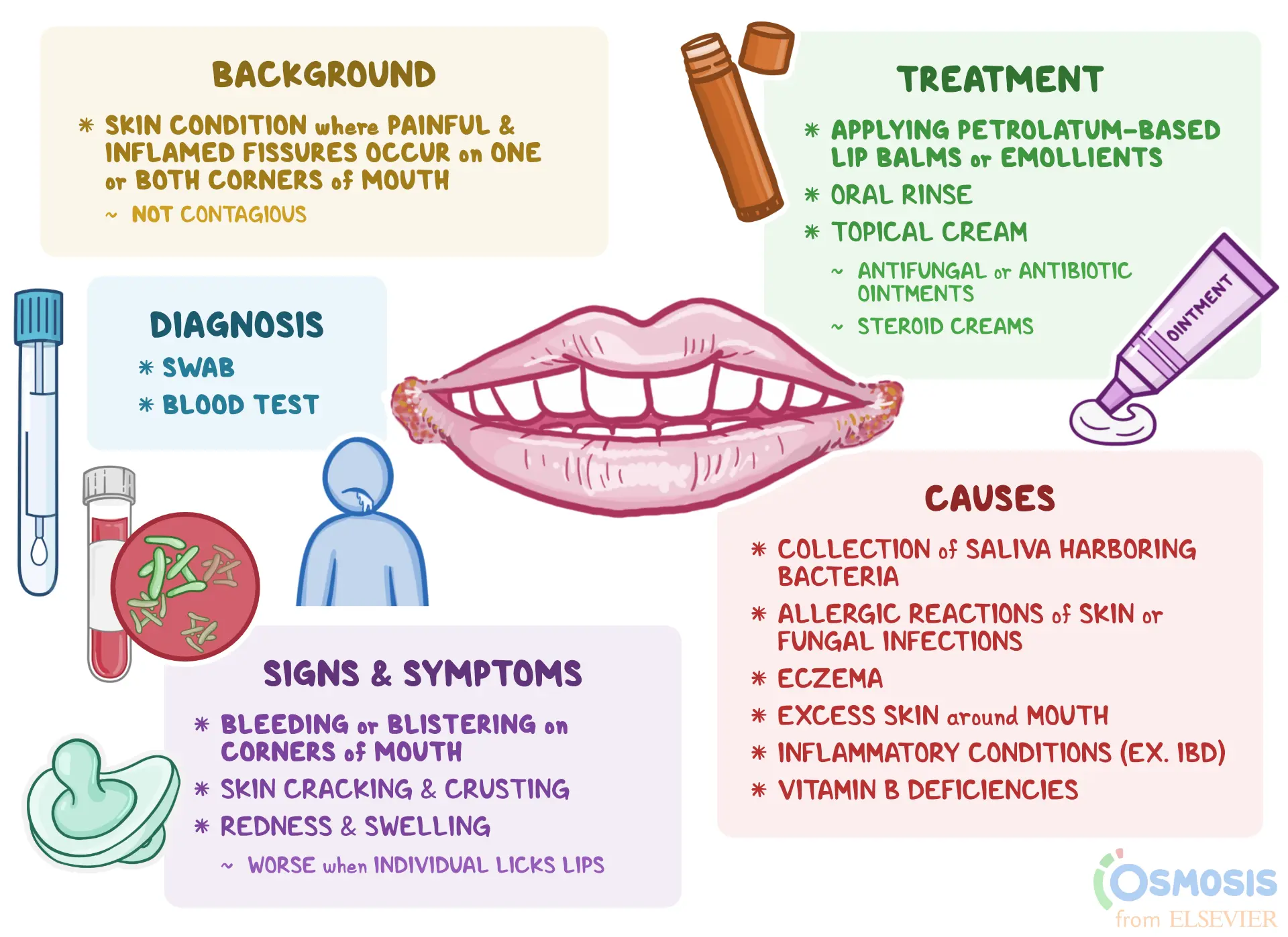 Inflammation of the corners of the mouth &#8211; causes, symptoms, treatment and prevention