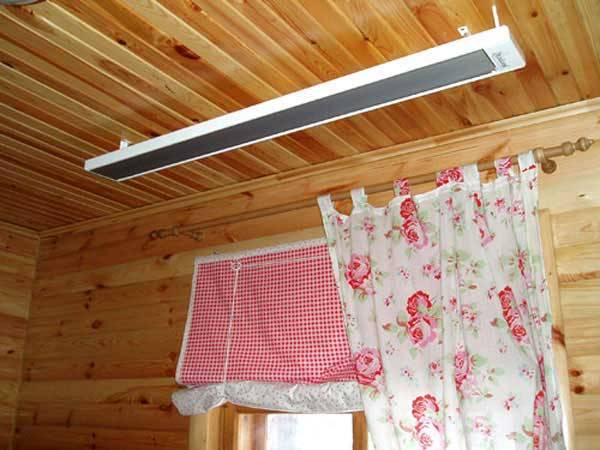 Infrared heaters with thermostat