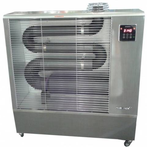 Infrared heaters with thermostat