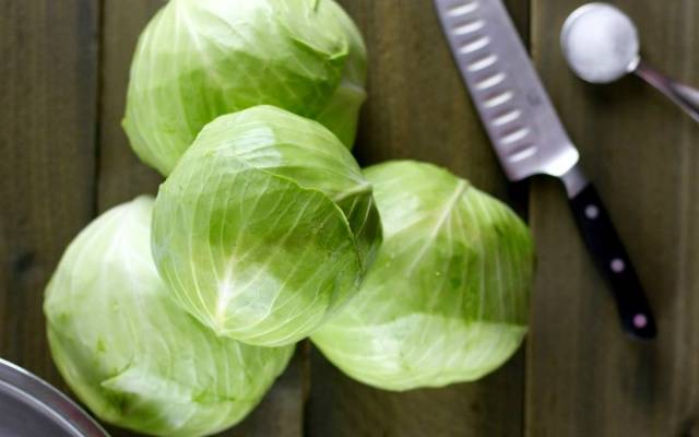 Instant pickled cabbage recipe with photo