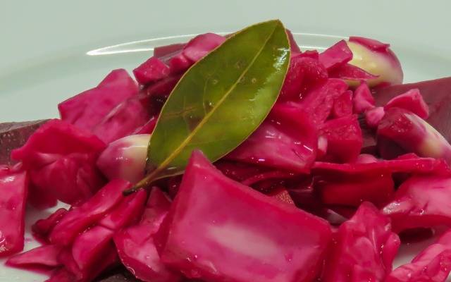 Instant pickled cabbage recipe with photo