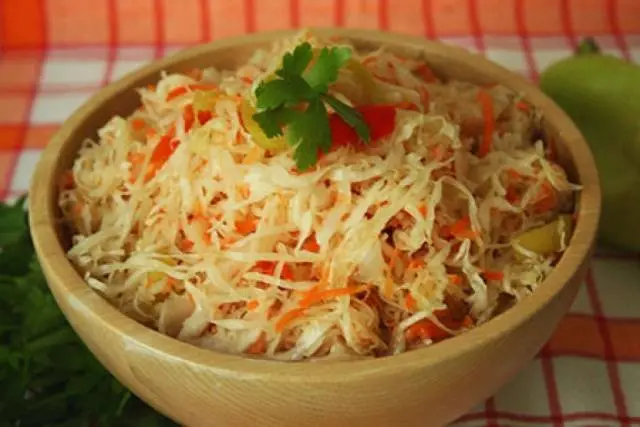 Instant pickled cabbage recipe with photo