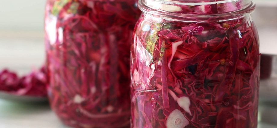 Instant pickled cabbage recipe with photo