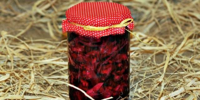 Instant Pickled Red Cabbage