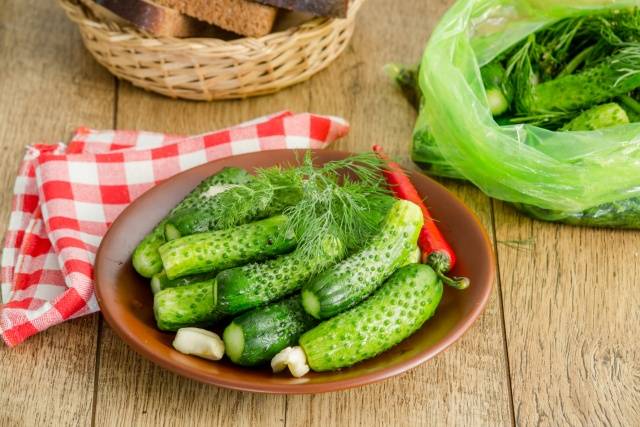 Instant Salted Cucumbers