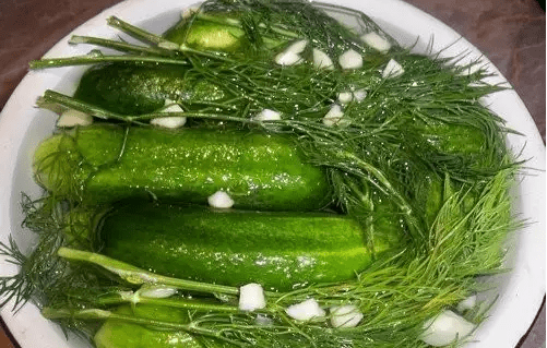 Instant Salted Cucumbers