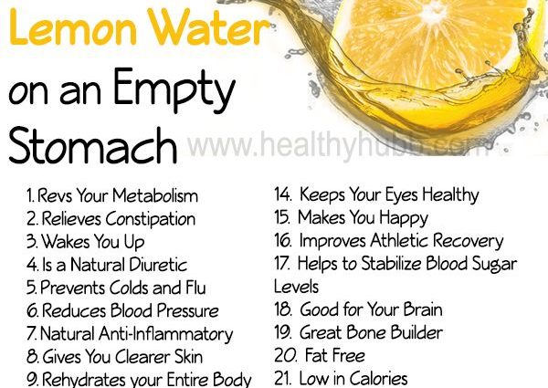 Is drinking lemon water on an empty stomach?